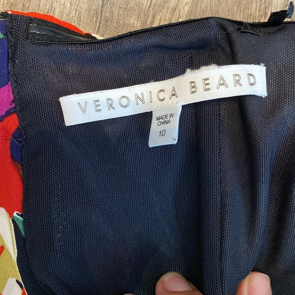 SAFFRON FLORAL-PRINT STRAPLESS COCKTAIL DRESS IN BLACK MULTI - Picture 4 of 7